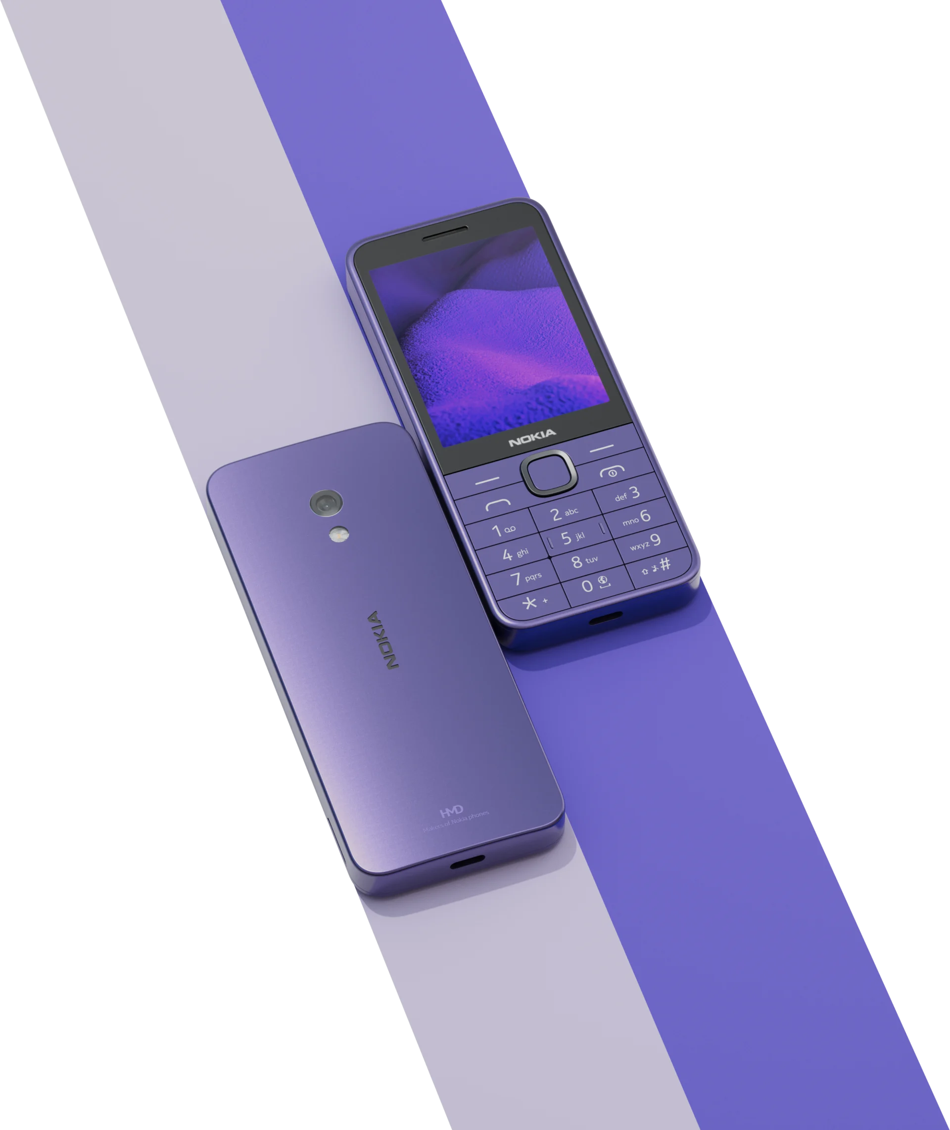 Nokia 235 4G (2024) feature phone in Purple