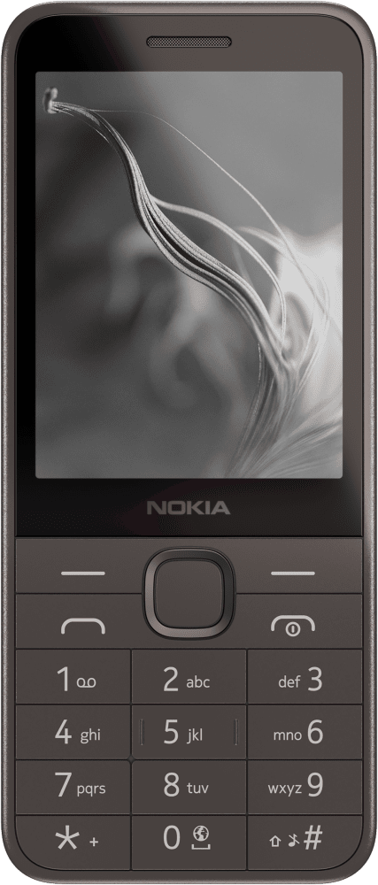 Enlarge Fekete Nokia 235 4G (2024) from Front