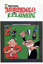 Primer festival de Mortadelo y Filemón, agencia de información