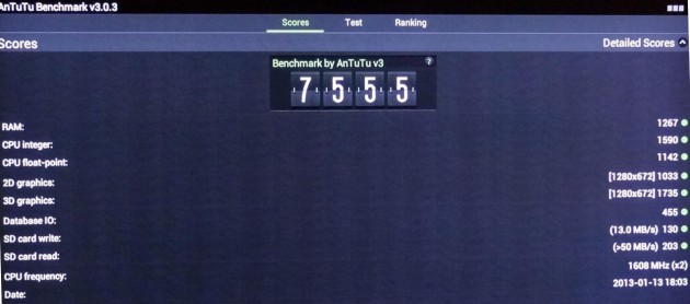 android mini pc rk802IIIS-antutu 7555 score