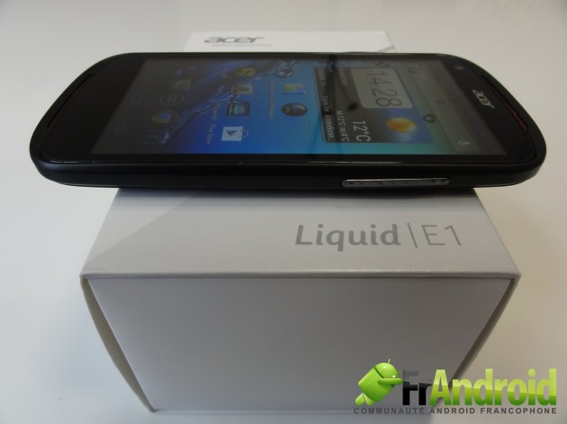 android acer liquid e1 prise en main 5