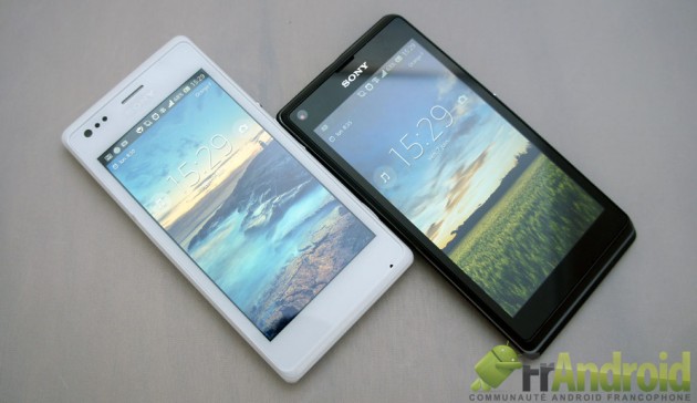 Comparatif Xperia M et L