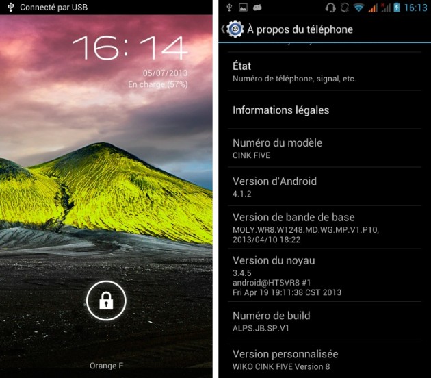 Copie de android 4.1.2 jelly bean wiko cink five