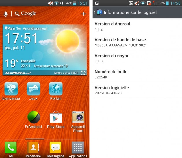 android 4.2.2 lg optimus f5 logiciel 1