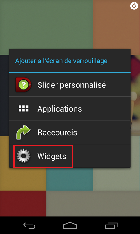 widget