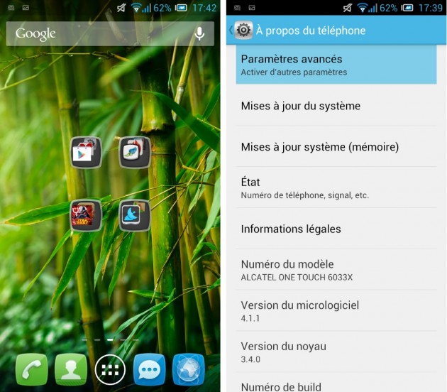 android alcatel one touch idol ultra logiciel 0