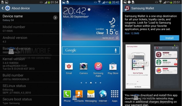 android 4.3 jelly bean samsung galaxy s4 gt-i9505