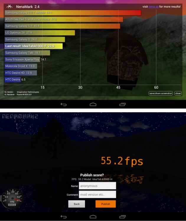 android lenovo ideatab a1000 vs a3000 benchmark nenamark 2.4 01