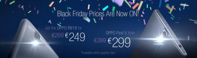 frandroid oppo find 5 oppo r819 black friday promotion solde réduction europe france