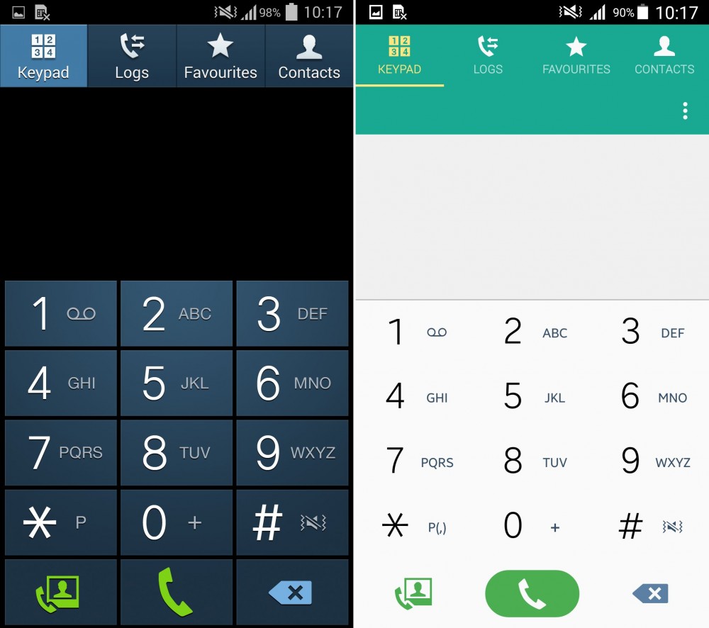 touchwizz lollipop vs kitkat 6