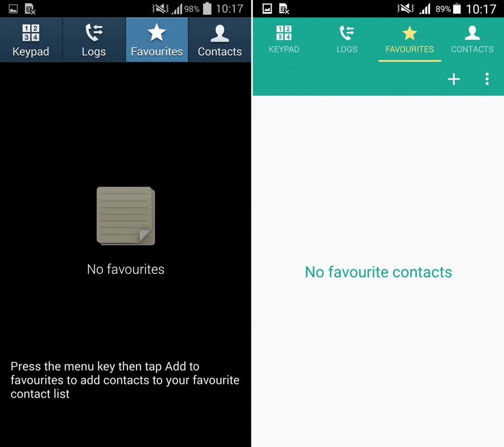 touchwizz lollipop vs kitkat 7