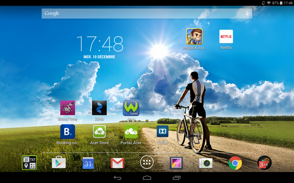 Acer Iconia Tab 10 test logiciel 5