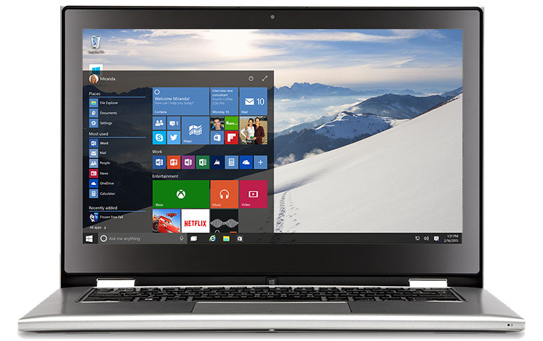 windows 10 menu démarrer