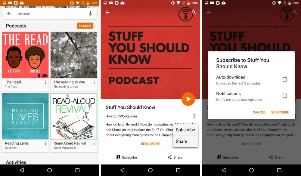 google podcast play music 2