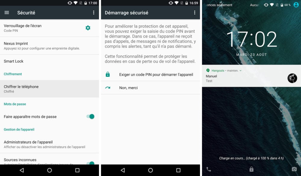 android-nougat-chiffrement-verrouillage