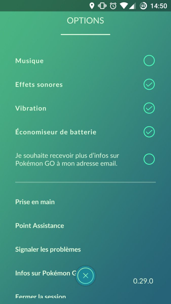 option eco ernergie pokemon go