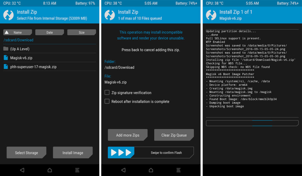 flash-magisk-twrp