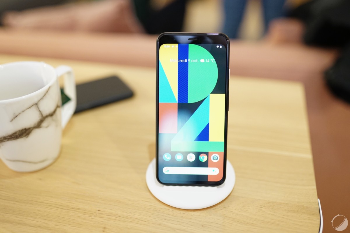 Le Pixel 4 sur son stand