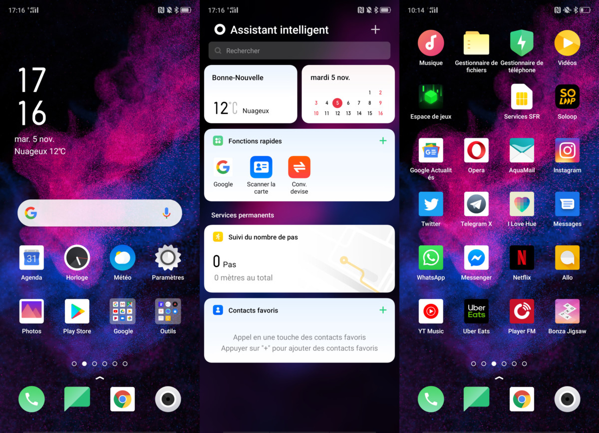 Interface ColorOS, Oppo Reno 2 Z