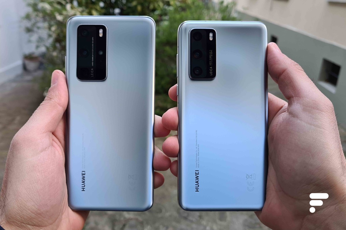 Face arrière des P40 Pro et P40 de Huawei