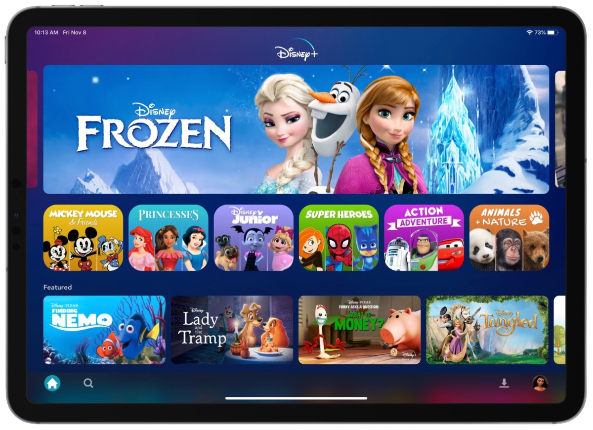 Le portail pour les enfants sur Disney+