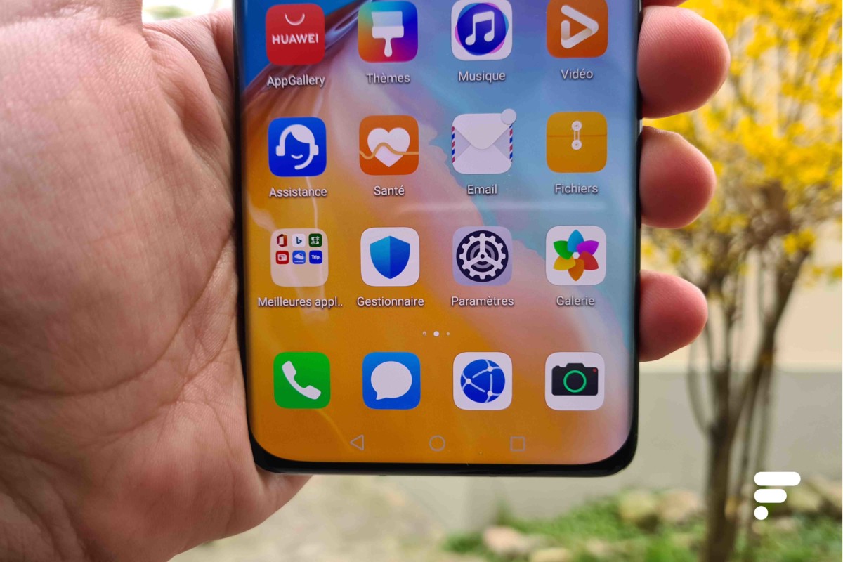 Huawei P40 Pro écran bas