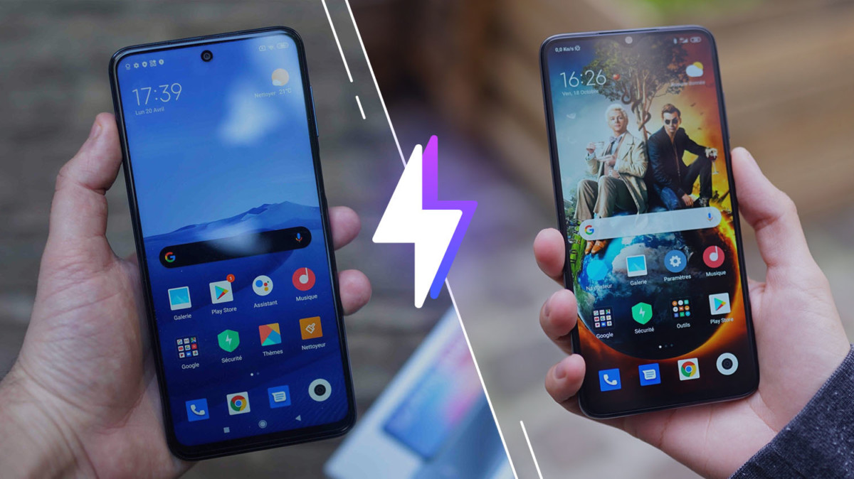 Le Xiaomi Redmi Note 9S et le Xiaomi Redmi Note 8 Pro