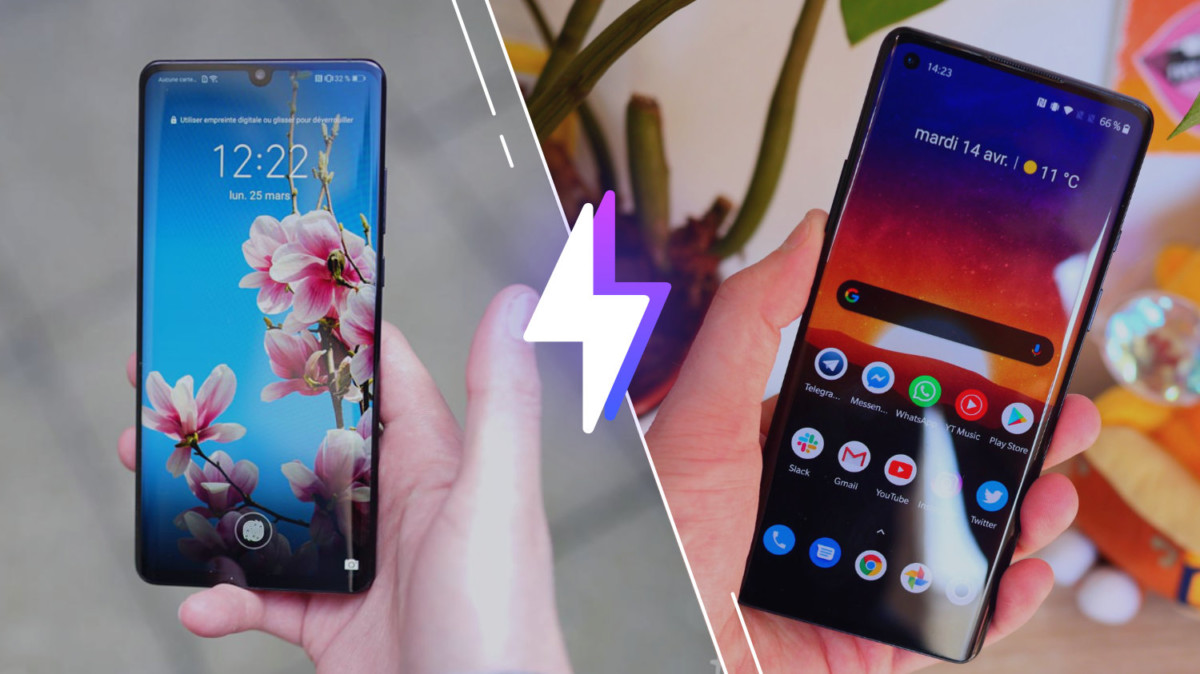 Huawei P30 Pro et OnePlus 8