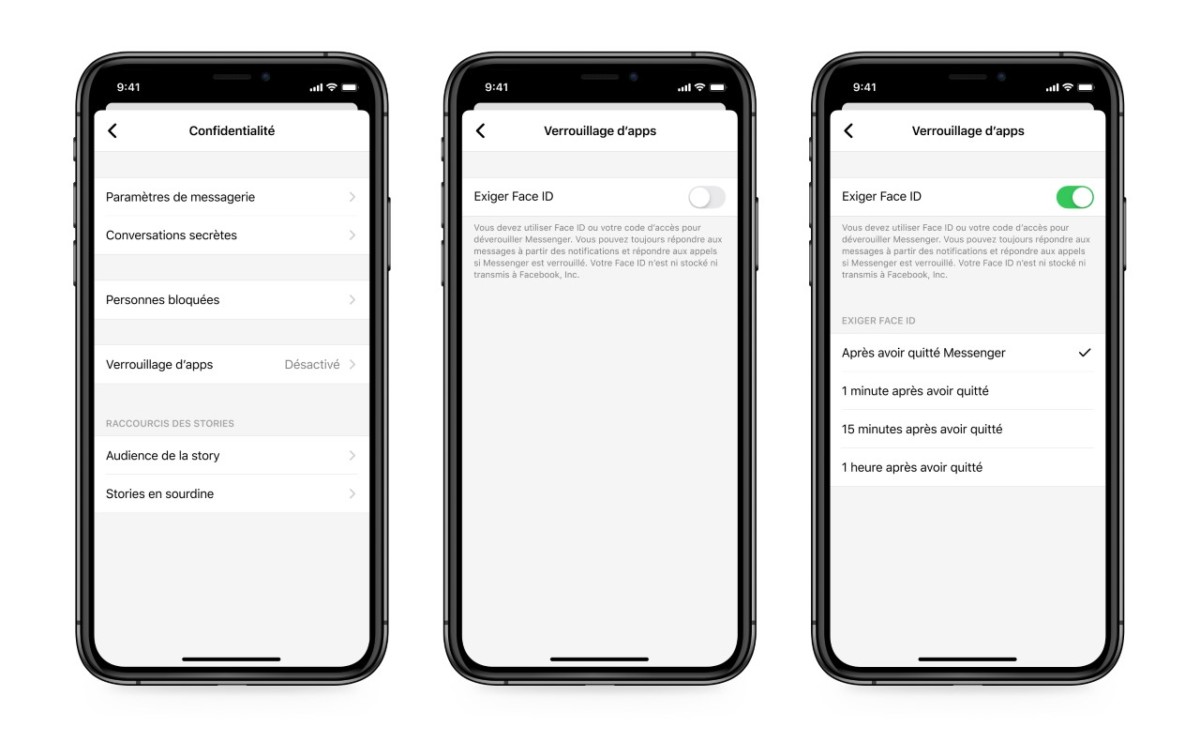 De nouvelles fonctions de sécurité et confidentialité arrivent sur Messenger