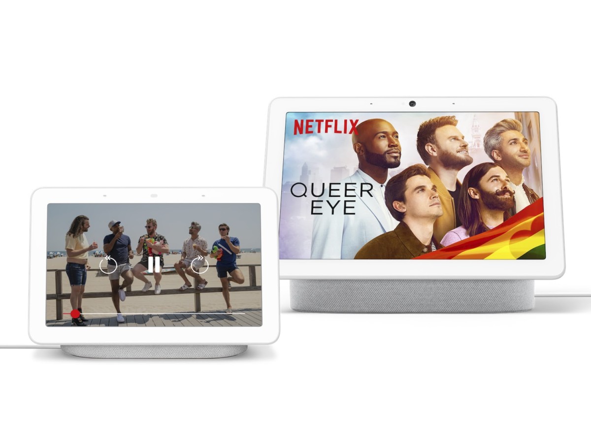 Netflix sur les Google Nest Hub et Nest Hub Max