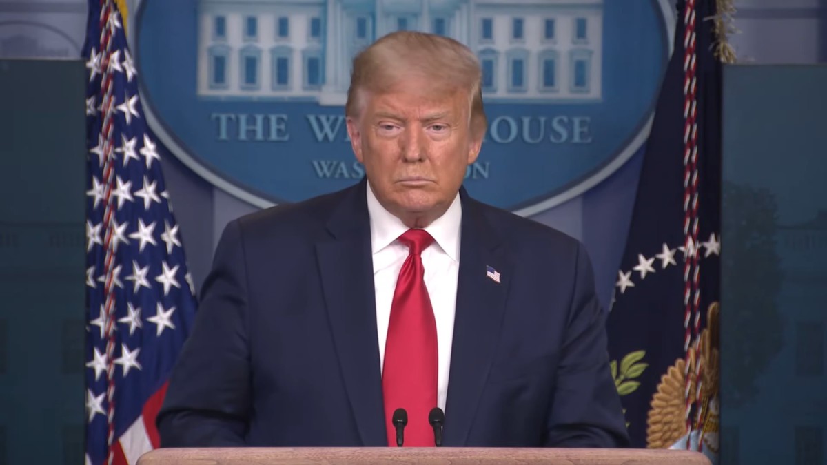 Donald Trump en conférence de presse