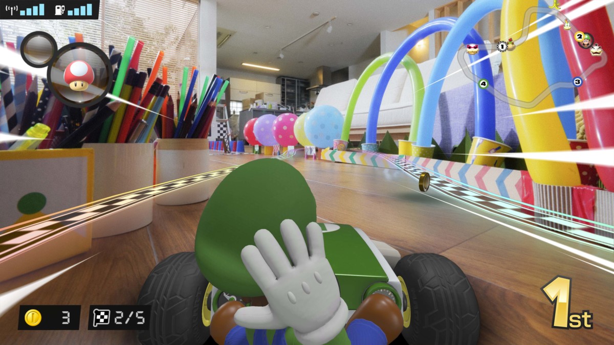 Mario Kart prend vie dans votre salon