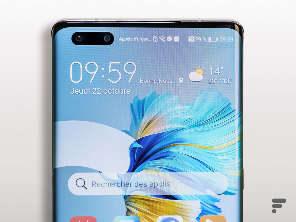 Écran du Huawei Mate 40 Pro