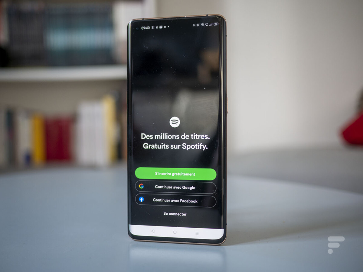 L'application Spotify sur Android
