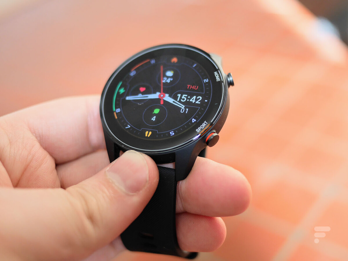 Les boutons de la montre Xiaomi Mi Watch