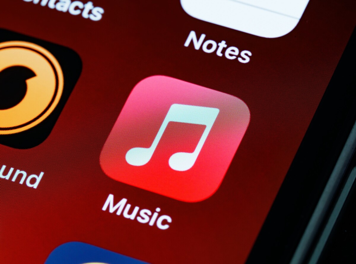 L'application Apple Music sur smartphone
