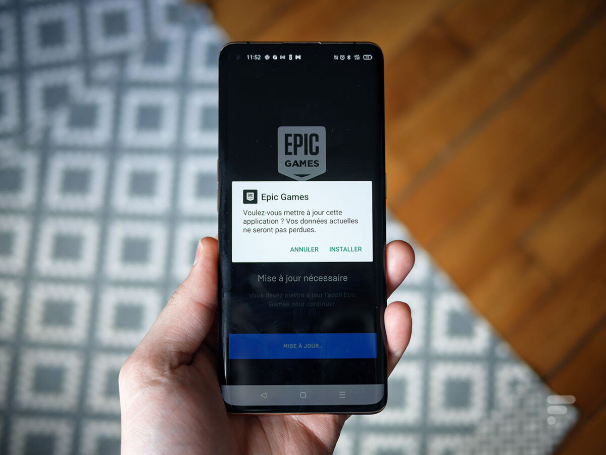 Pour mettre à jour l'Epic Games Store sur Android, il faut passer par plusieurs étapes