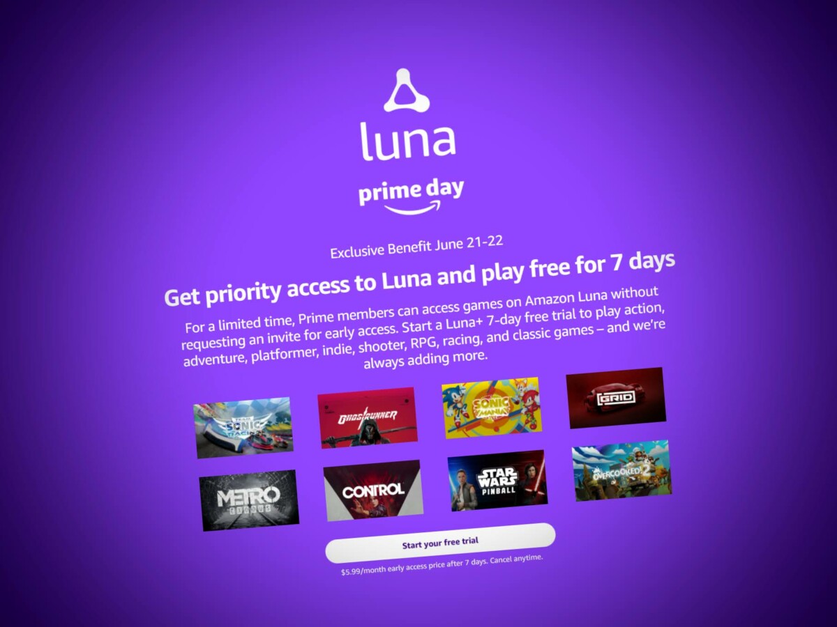 L'offre d'essai d'Amazon Luna