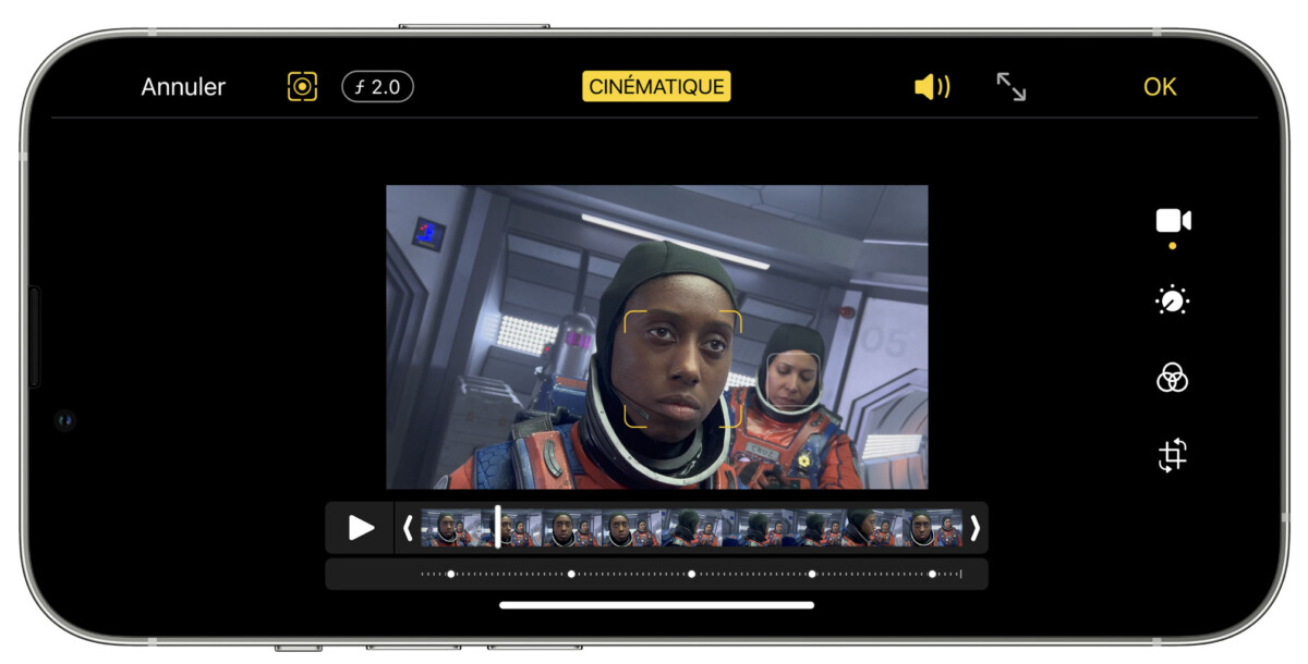 Le mode cinématique arrive sur tous les iPhone 13