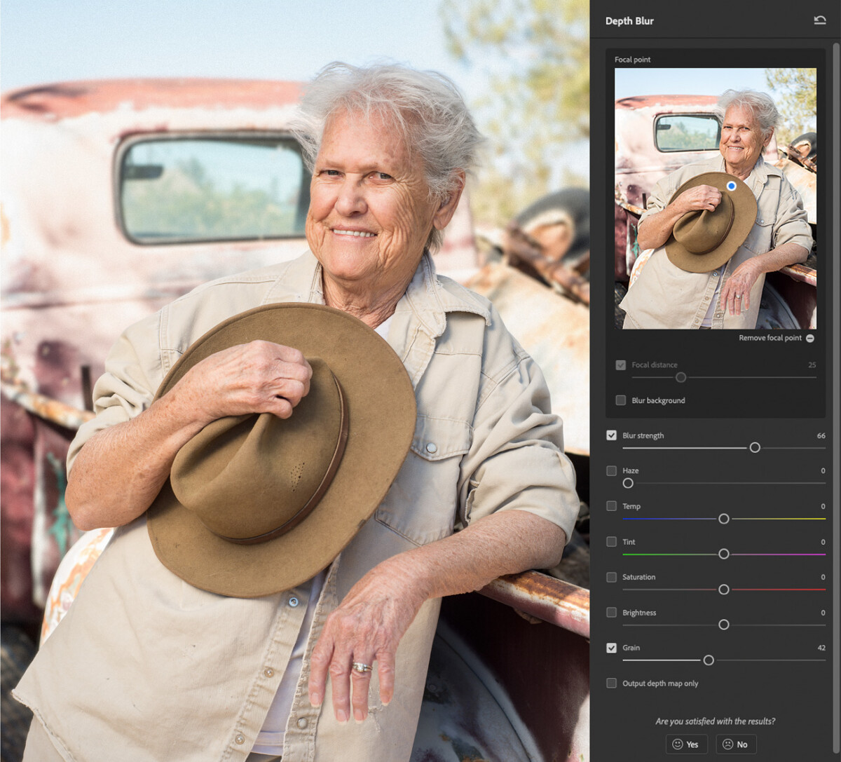 Le filtre Depth Blur de Photoshop