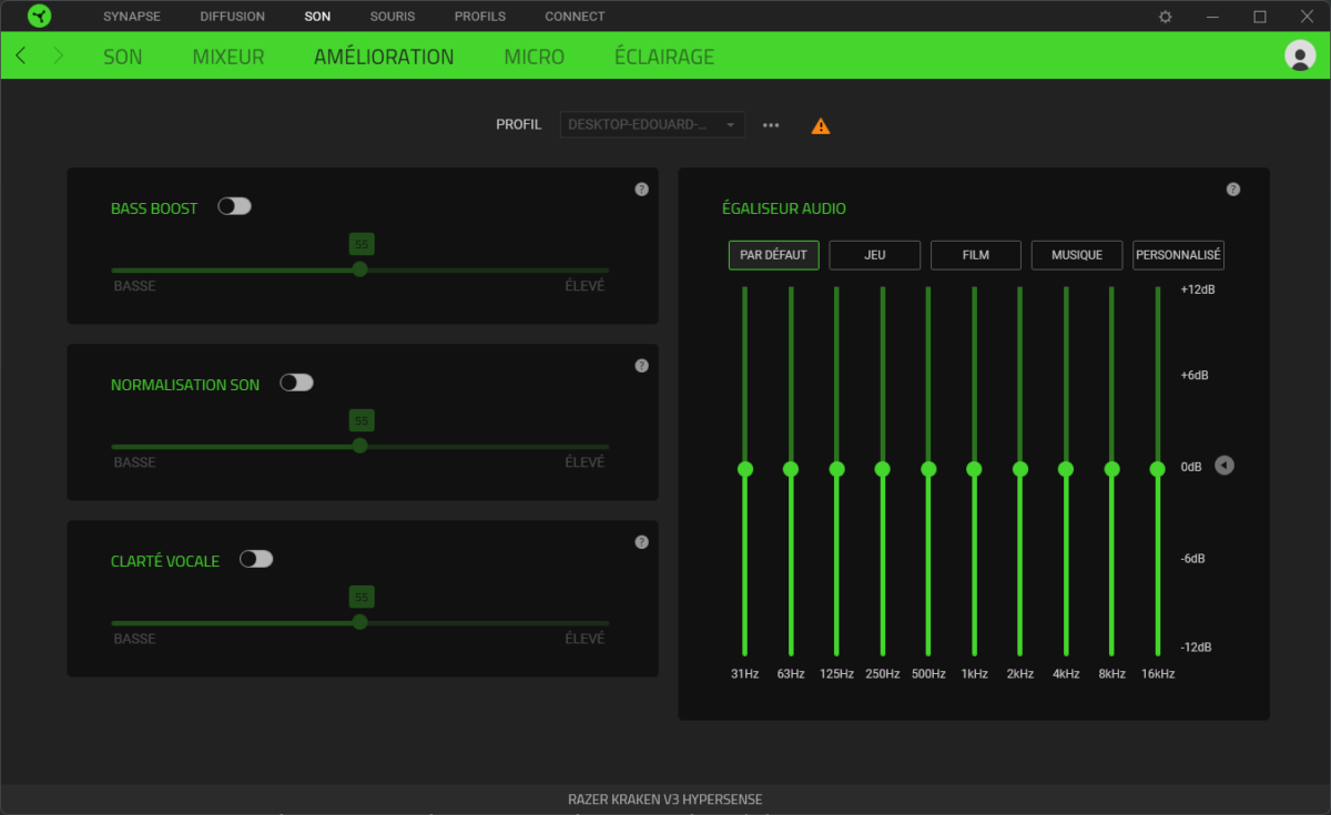 Razer Kraken V3 HyperSense