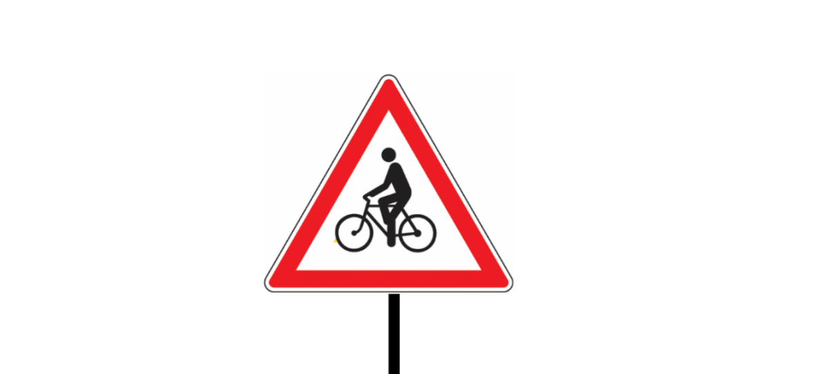 débouché de cyclistes