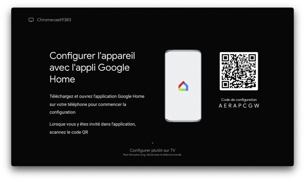 Test Chromecast HD avec Google TV