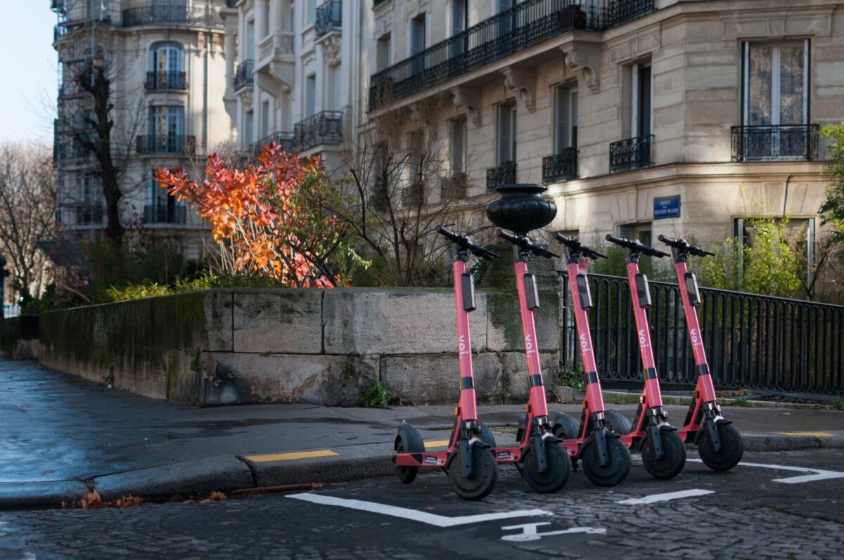 Stationnement trottinettes libre-service Paris