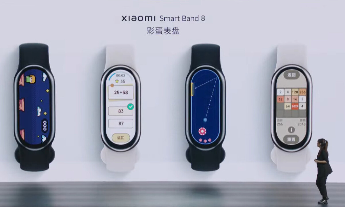 Les jeux sur le Xiaomi Smart Band 8