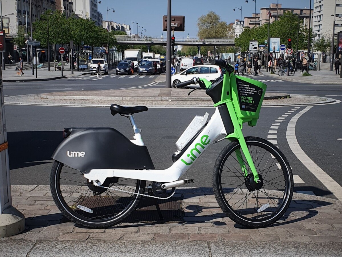 Lime vélo Paris