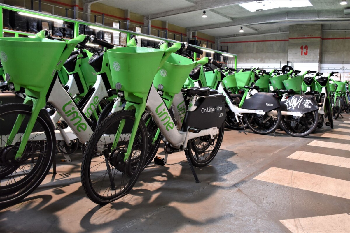 Lime vélos entrepôt
