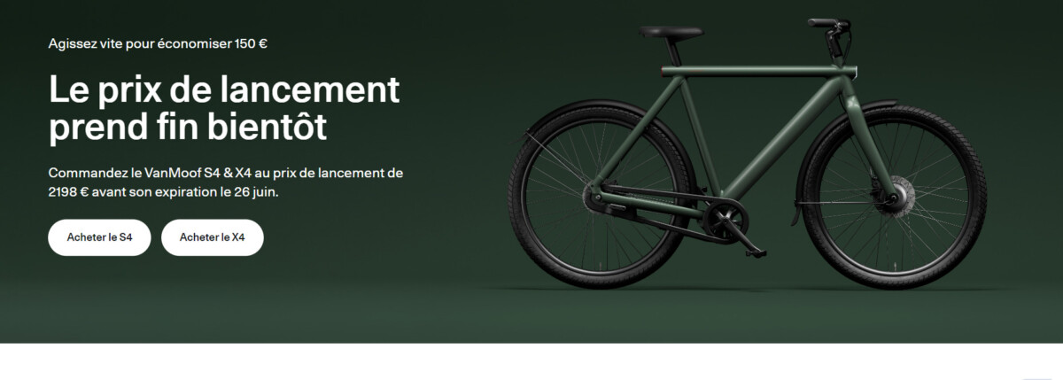 vanmoof hausse de prix