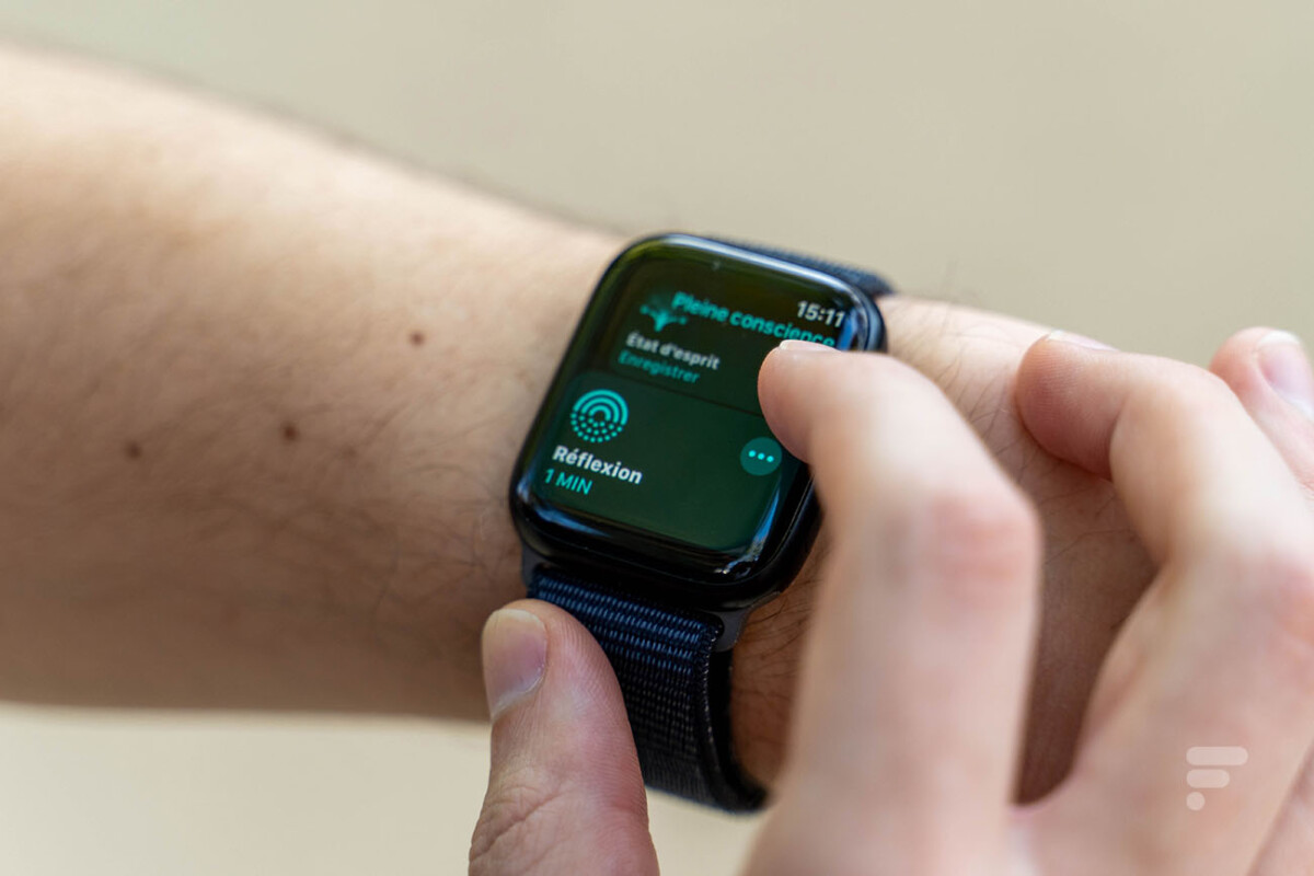 L'application Pleine Conscience sur l'Apple Watch Series 9