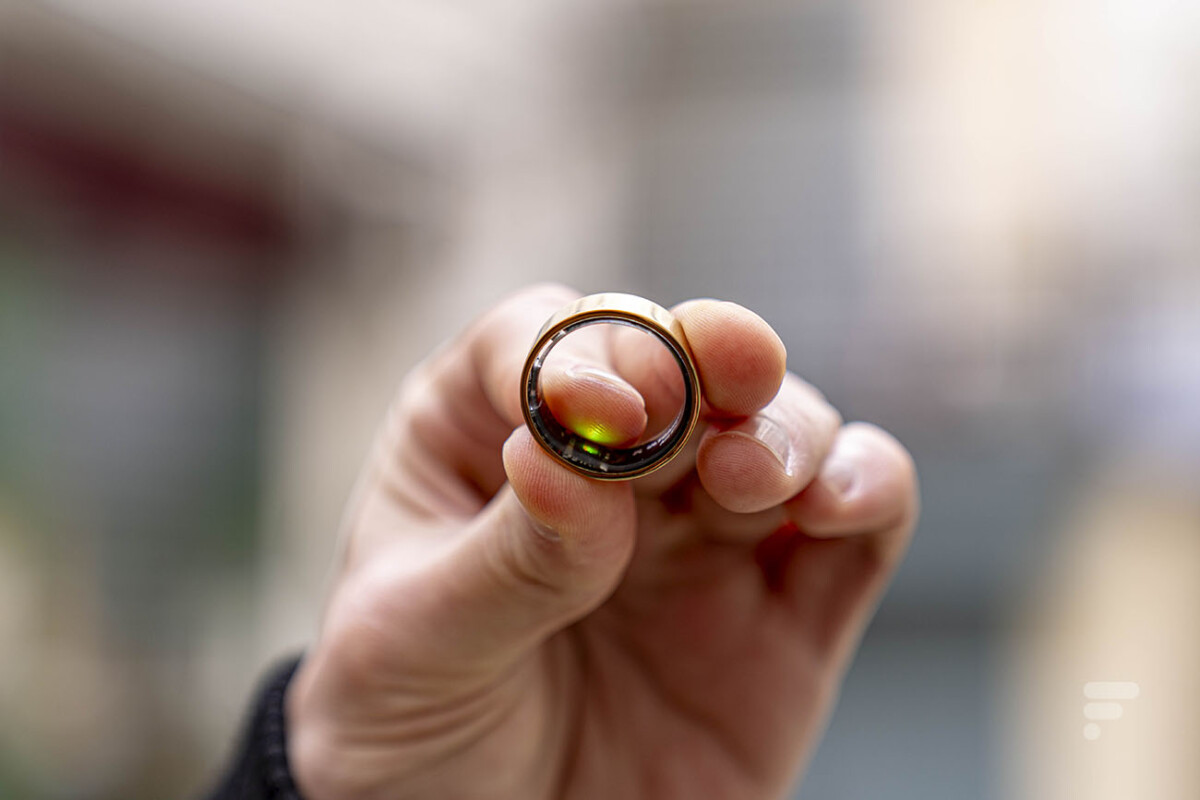 Le capteur de fréquence cardiaque de la bague connectée Ultrahuman Ring Air